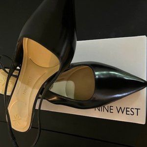 Black Slingback Pumps